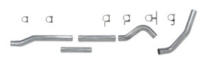 Ford F350 Performance Exhaust - Diamond Eye Performance - Cat Back, Single Rear Exit, Stainless Steel - `03-`07